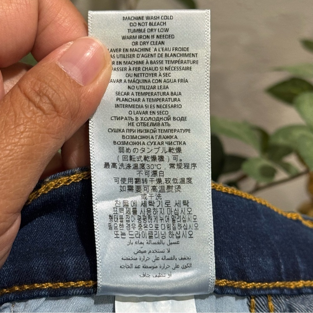 RE/DONE NWT 29 Deep Faded Blue 90s High Rise Loose Jeans Button Front Casual - Picture 7 of 10